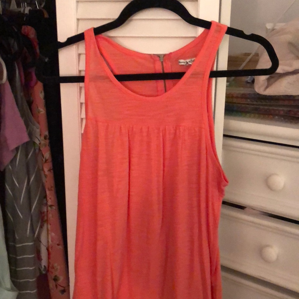 Neon Pink- American Eagle tank